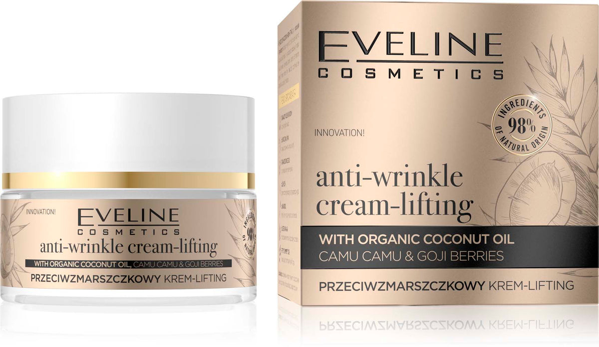 Eveline Organic Gold Coconut Oil Anti Wrinkle Cream 50ML