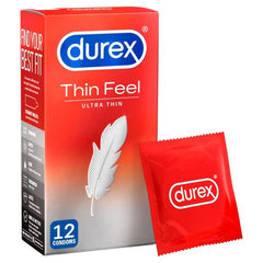 Durex Red Thin Feel Condom (Pack Of 12)