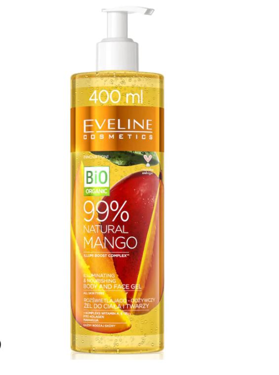 Eveline Mango Illuminating Body & Face Gel 400ML