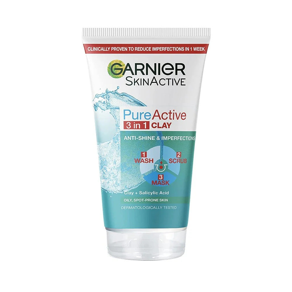 Garnier 3 In 1 Pure Active Clay 50ml