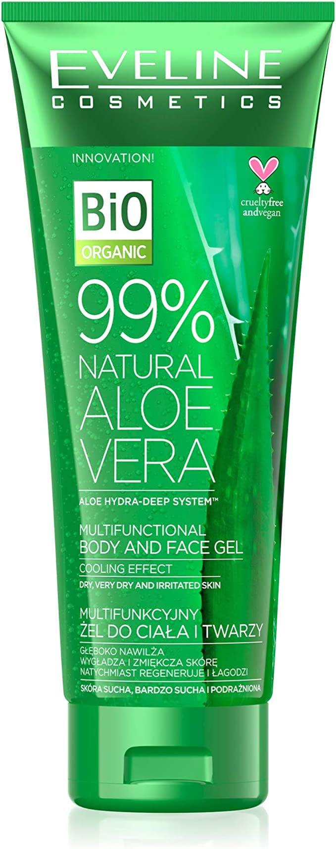 Eveline Aloe Vera Multifunctional Body & Face Gel 250ML