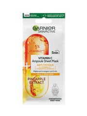 Garnier Pineapple Extract - Vitamin C Ampoule Sheet Mask 15g