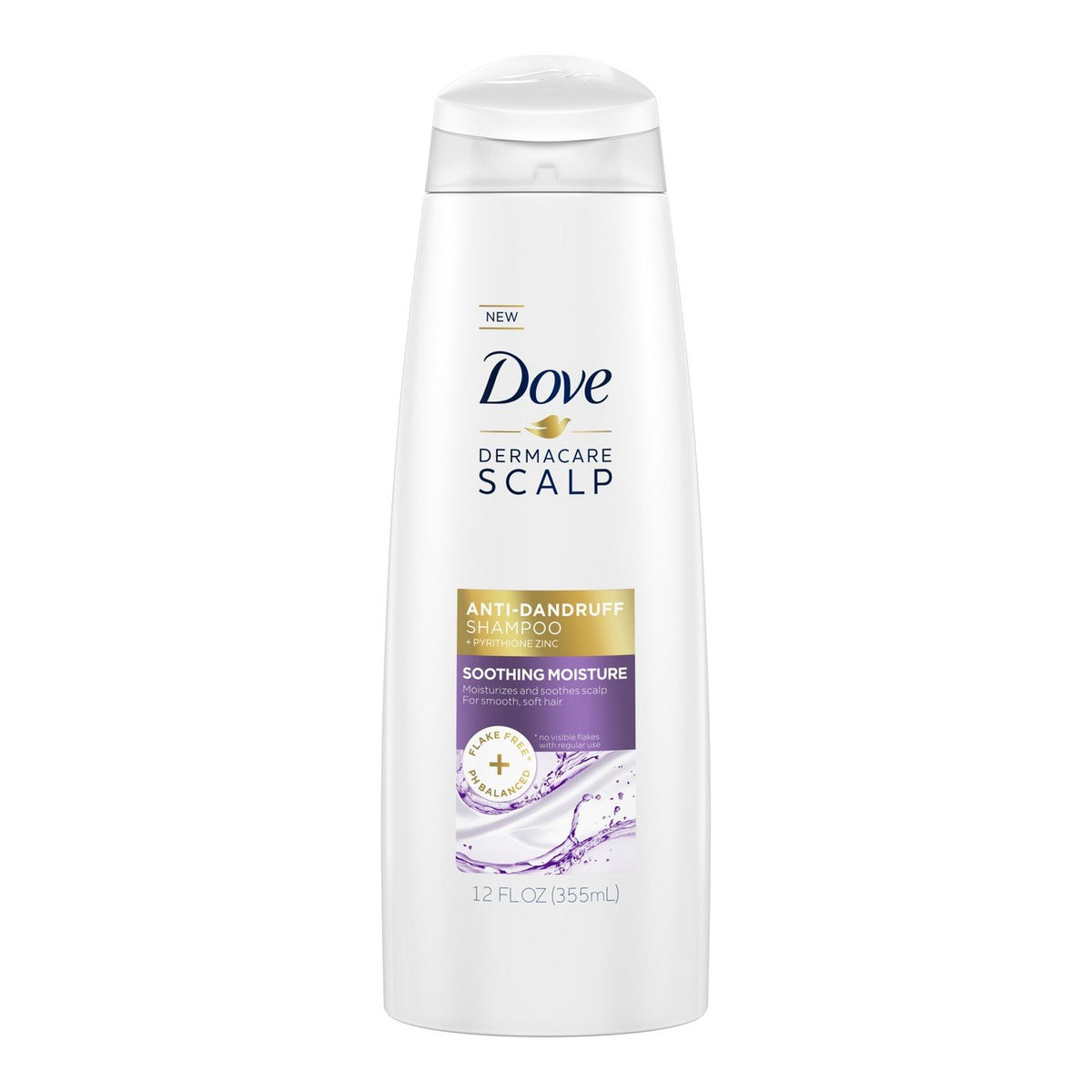 DOVE HAIR Derma Care Scalp Soothing Moisture Anti-Dandruff Shampoo 12Oz | 355ML