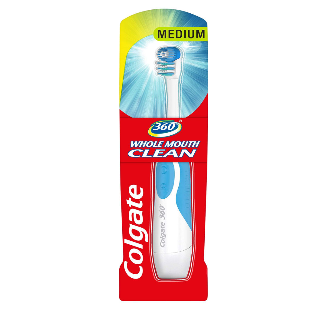 Colgate 360 Medium Battery Toothbrush