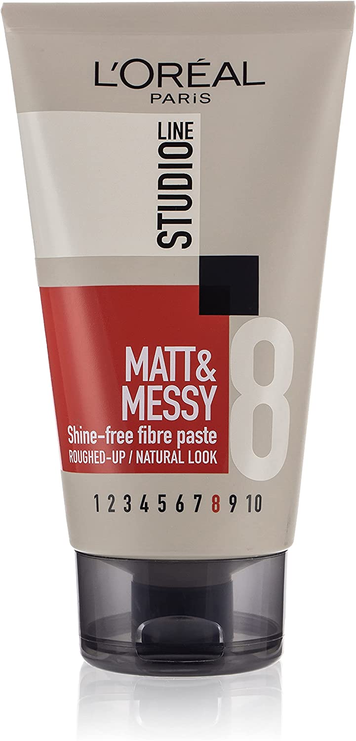 Loreal Studio Line 8 Matt & Messy Paste Tube 150ml