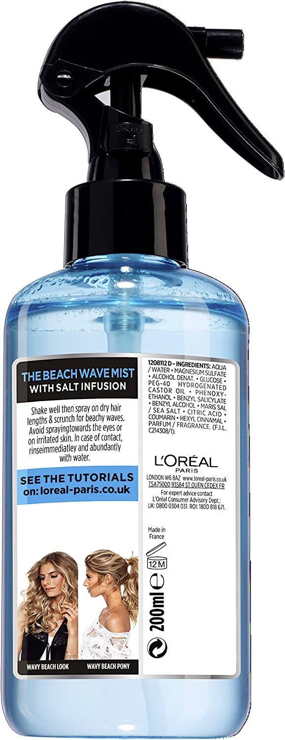 Loreal Stylista The Beach Wave Hair Mist Spray 200ml