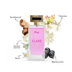 Rivaj UK FLARE EAU DE PERFUME FOR WOMEN 100ML