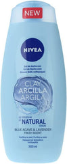 Nivea Blue Agave & Lavender Clay Arcilla Argila Shower Gel 500ML