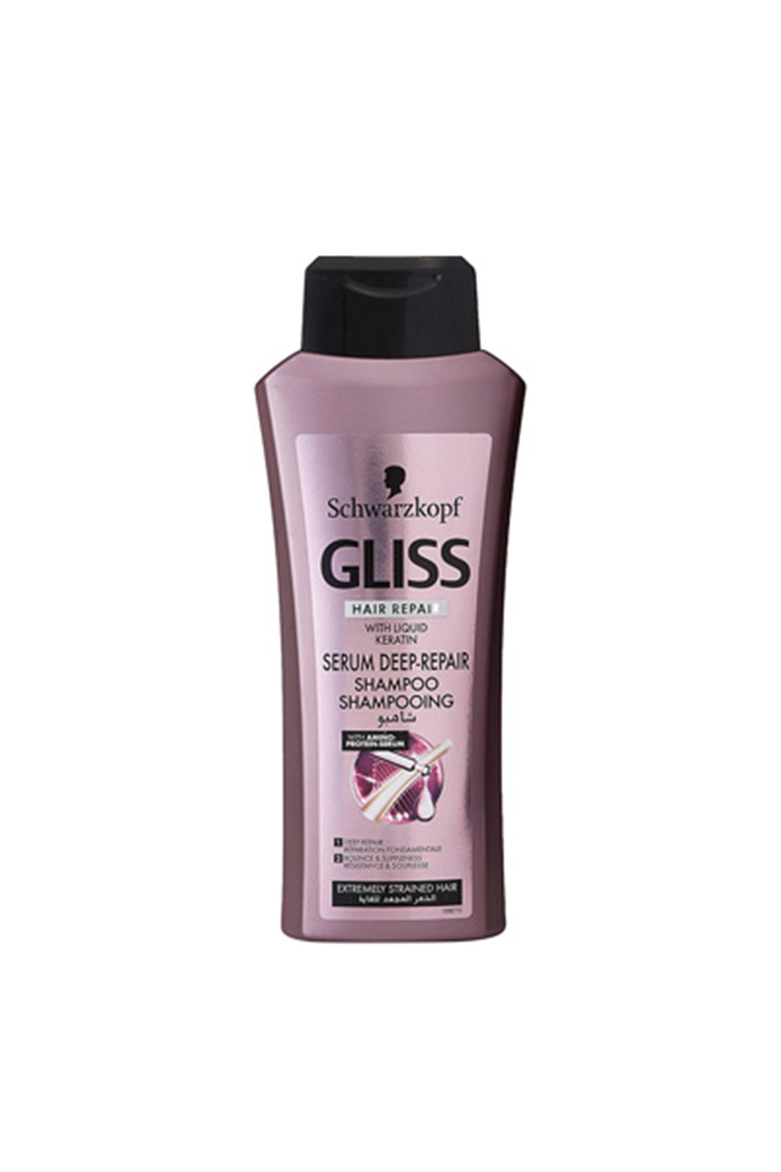 Gliss Hair Repair Serum Deep Repair Shampoo 400ml