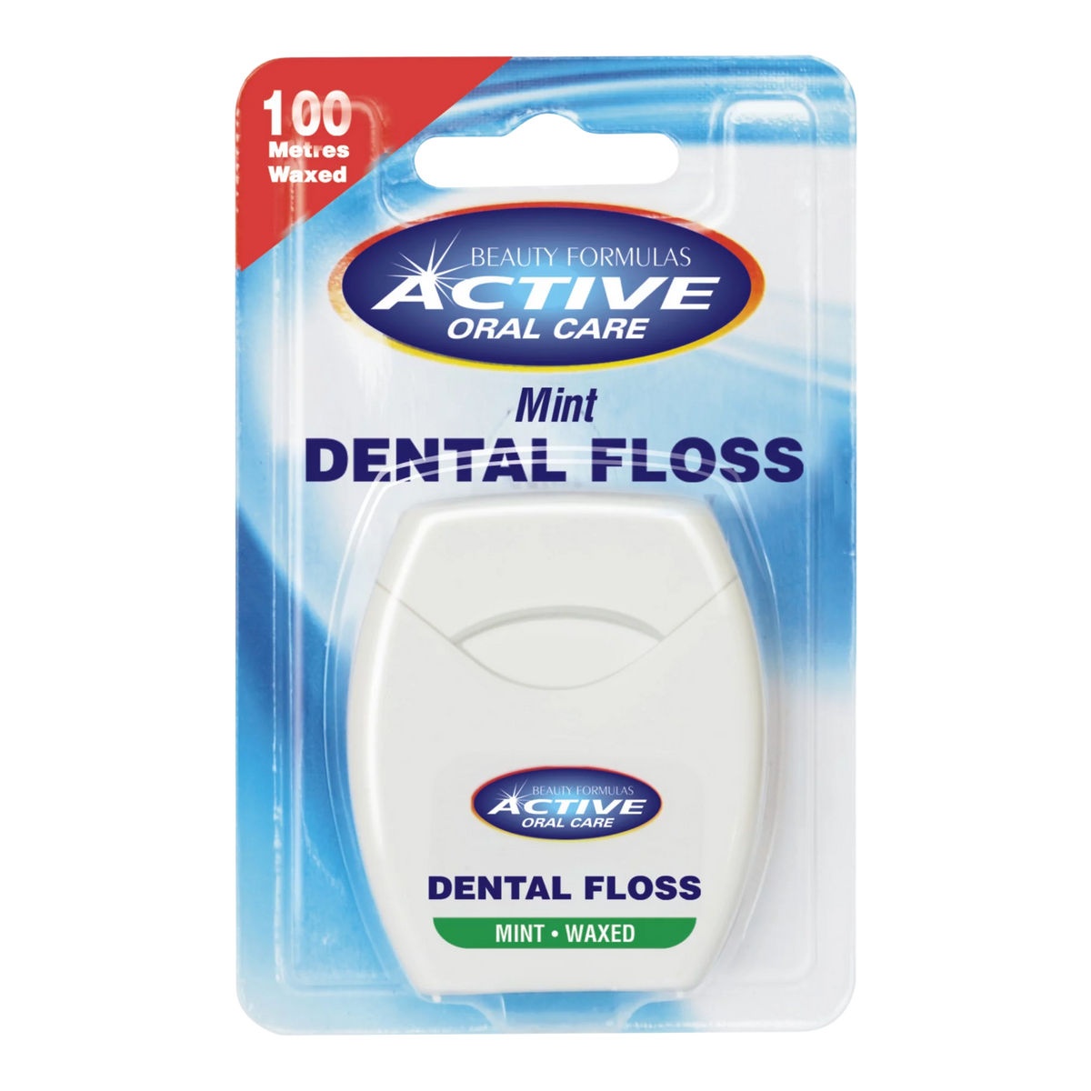 Beauty Formulas Mint Waxed Dental Floss 100m