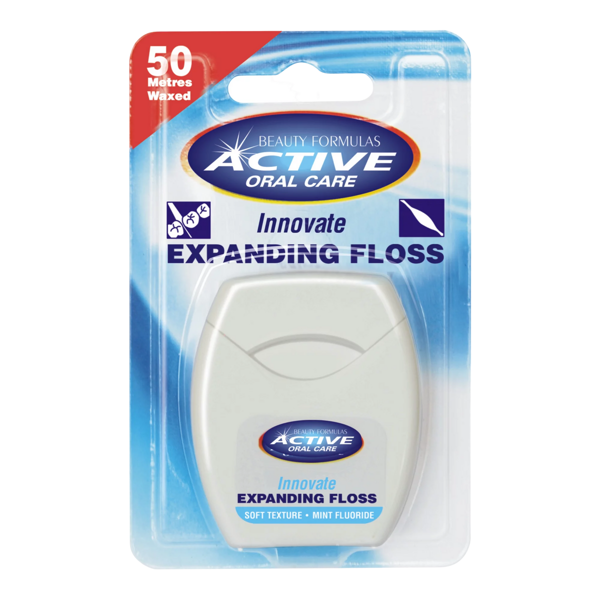 Beauty Formulas Innovate Mint Expanding Dental Floss 50m