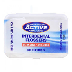 Beauty Formulas Active Oral Care Ultra Glide Interdental Flossers 50'S