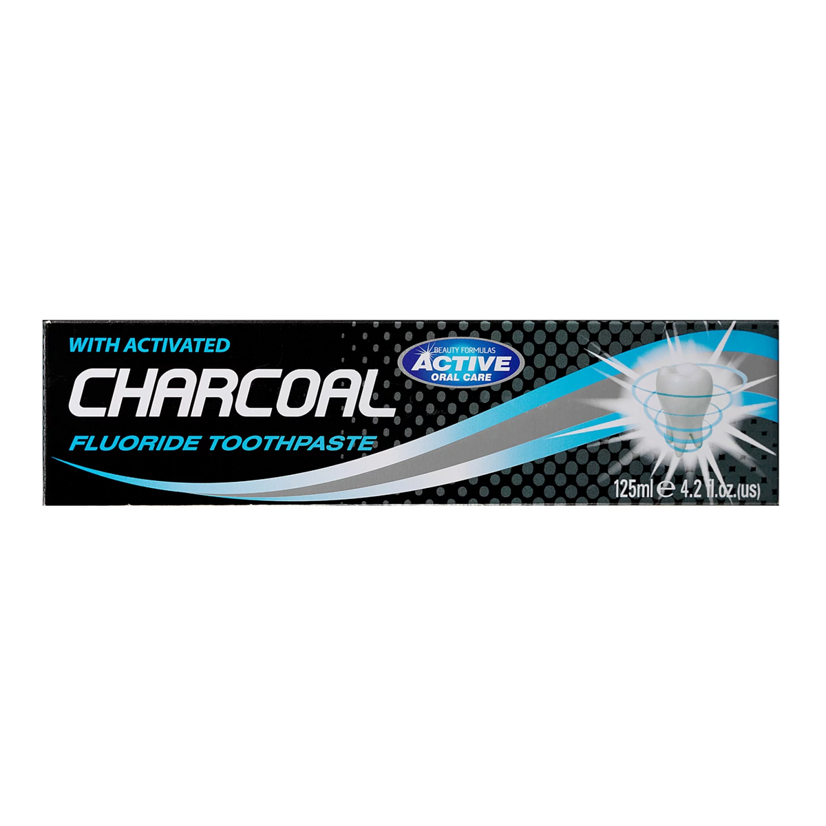 Beauty Formulas Active Oral Care Charcoal Tooth Paste 125ml