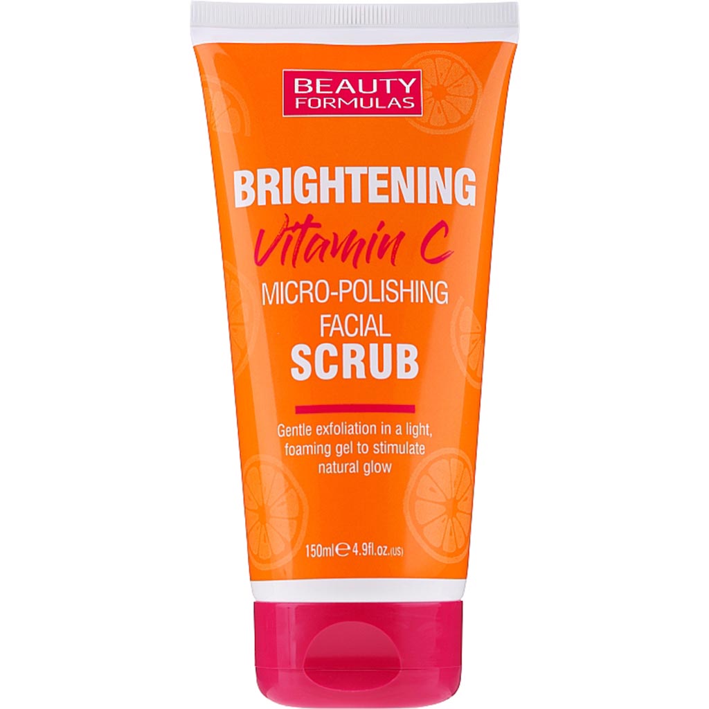 Beauty Formulas Brightening Vitamin C Facial Scrub 150ml