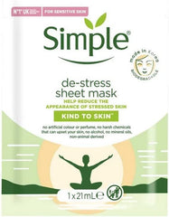 Simple De-Stress Sheet Mask 23ML