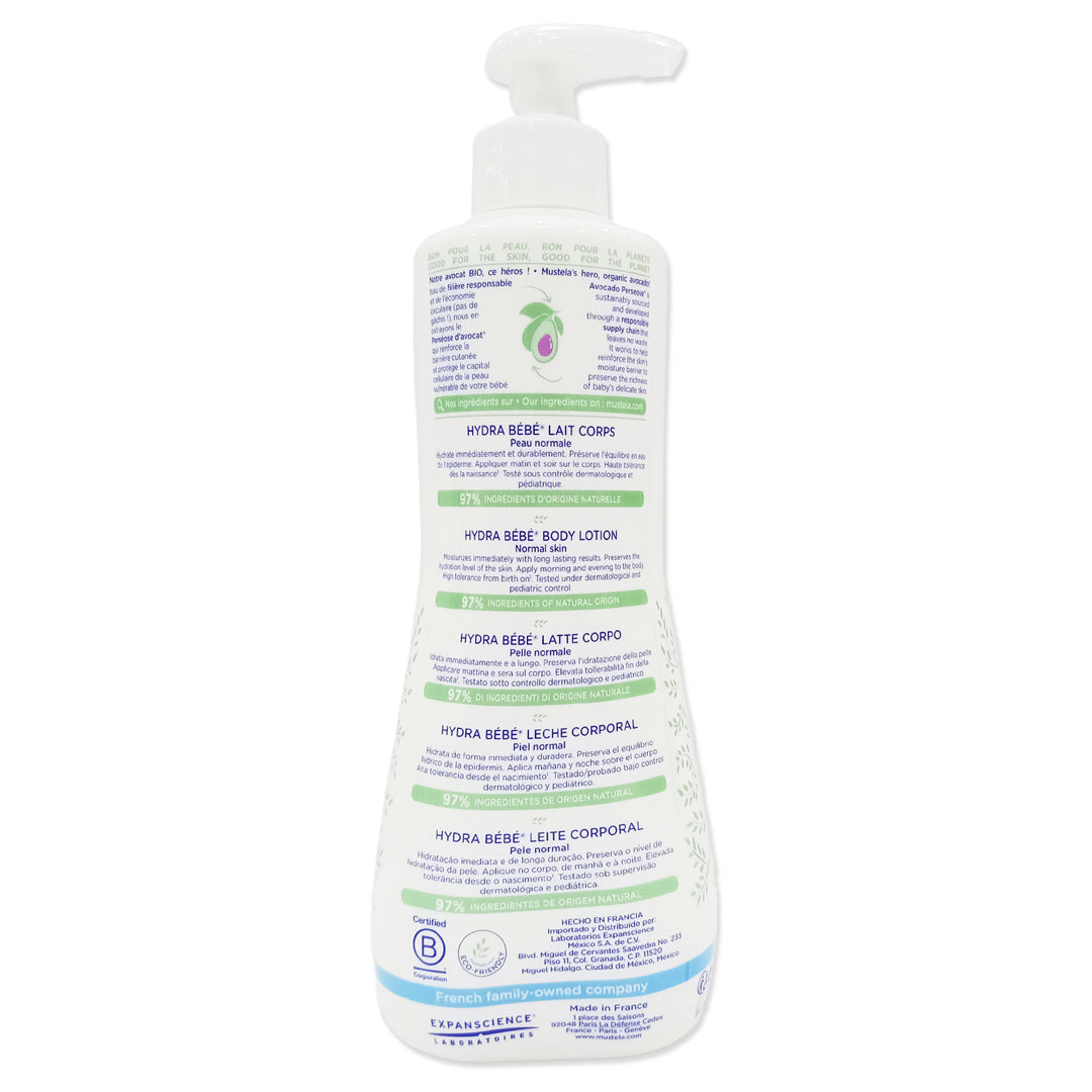 Mustela Baby Hydra Baby Body Lotion 500ml