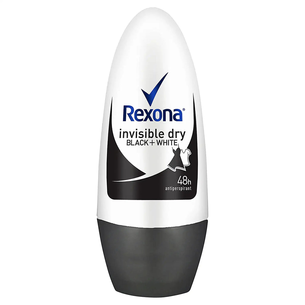 Rexona Invisible Dry Black & White Roll On 50ML