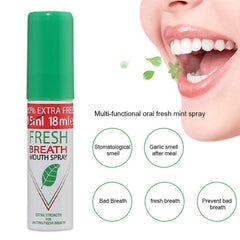 Fresh Breath Pepper Mint Green Mouth Spray 18ml