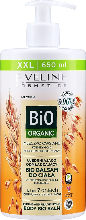 Eveline Bio Organic Firming & Rejuvenating Body Balm 650ml