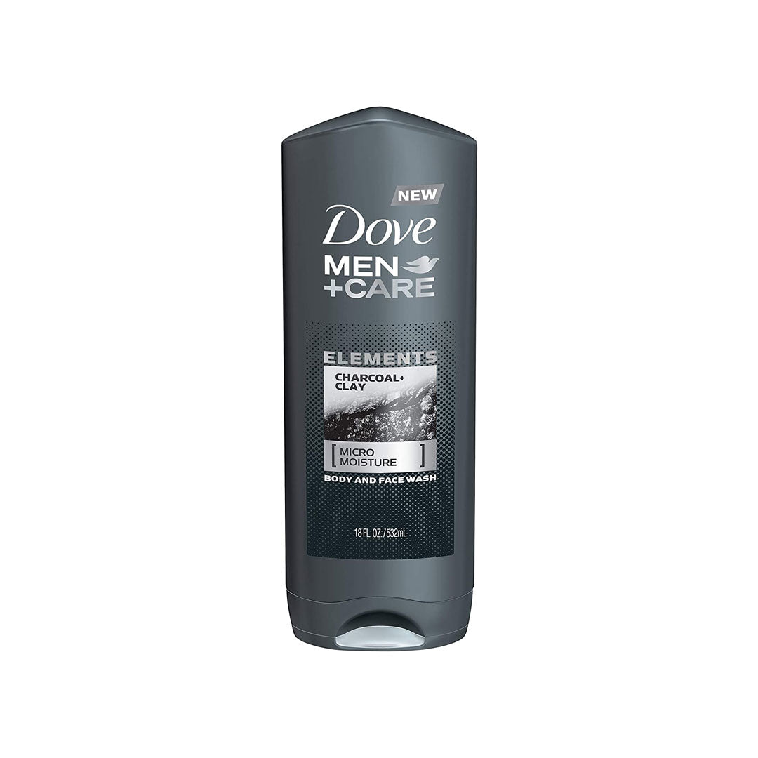 Dove Charcoal & Clay Body  & Face Wash 250ml