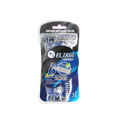 Rivaj UK Elixir Razor - Men (Pack of 3)