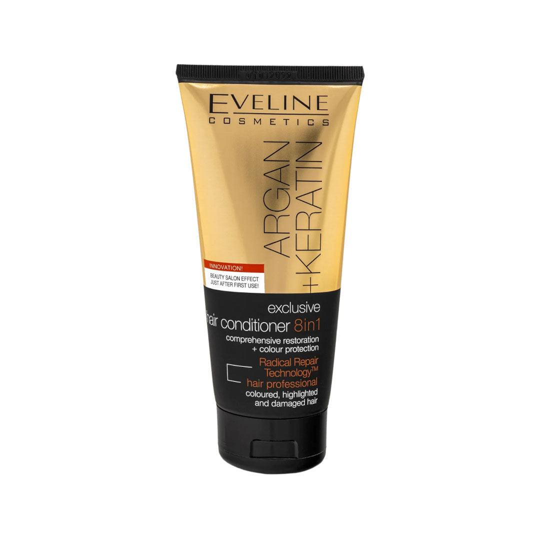 Eveline Argan + Keratin Exclusive 8 in 1 Conditioner 200ml