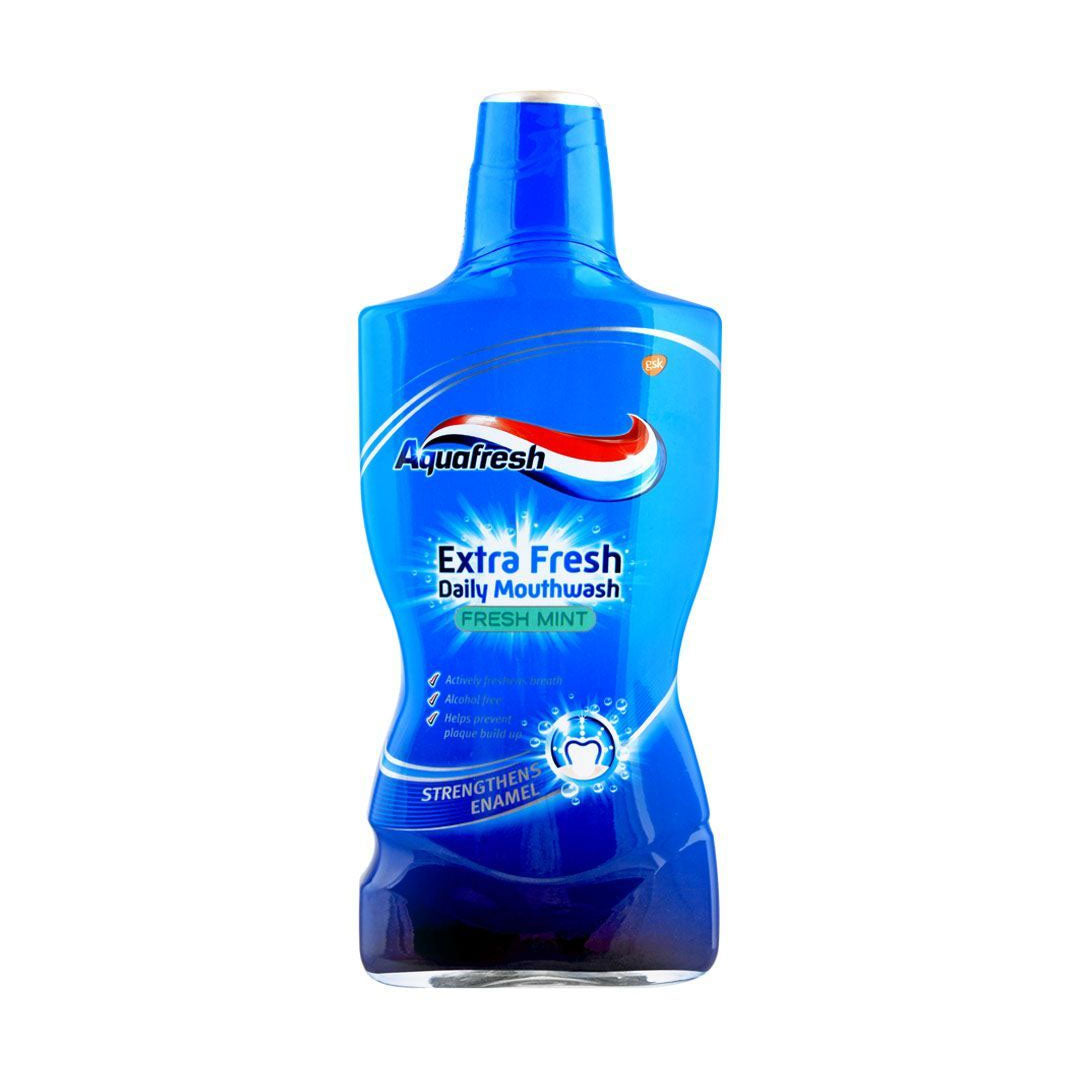 Aquafresh Extra Fresh Mint Mouth Wash 500ml