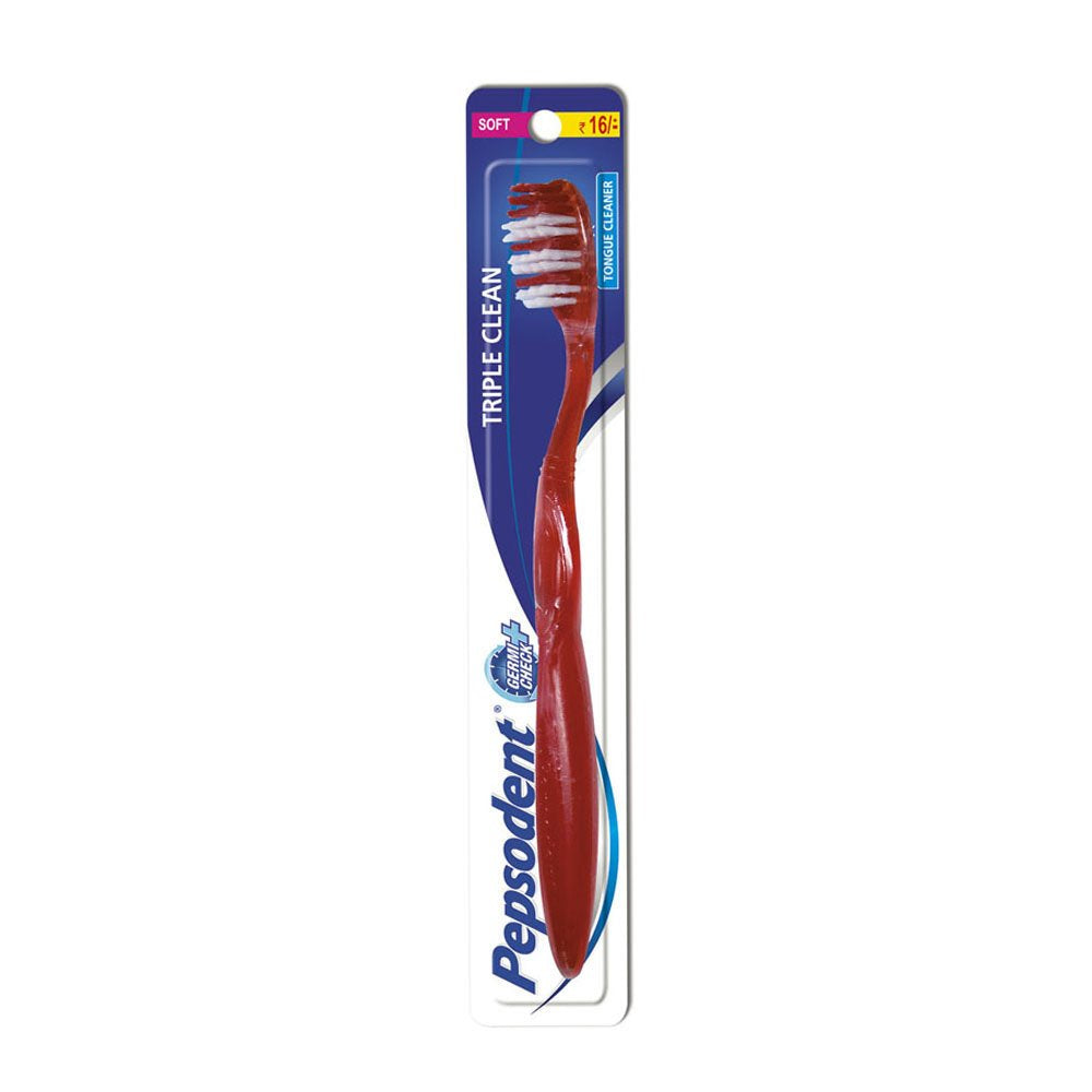 Pepsodent Triple Cleean Soft Brush 3'S