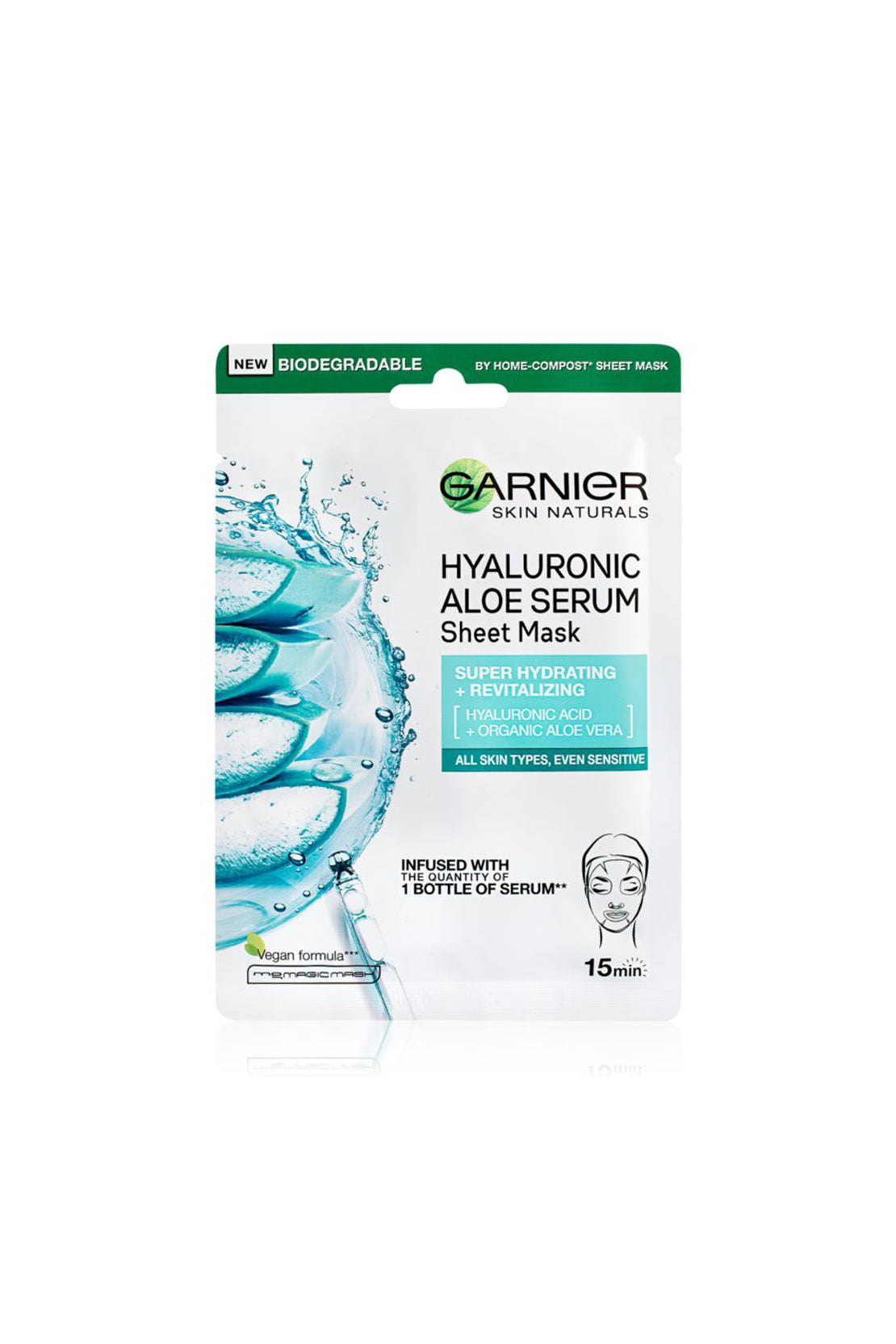 Garnier Hyaluronic Aloe Serum Tissue Mask 28g