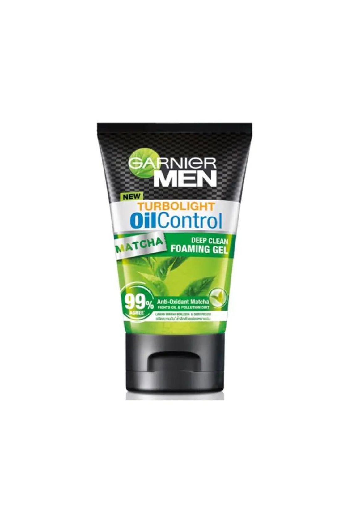 Garnier Men Turbolight Oil Control Matcha Foaming Gel 100ml