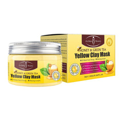 Aichun Beauty Honey & Green Tea Yellow Clay Mask \ 10Min Therapy + Whitening Complex 150G