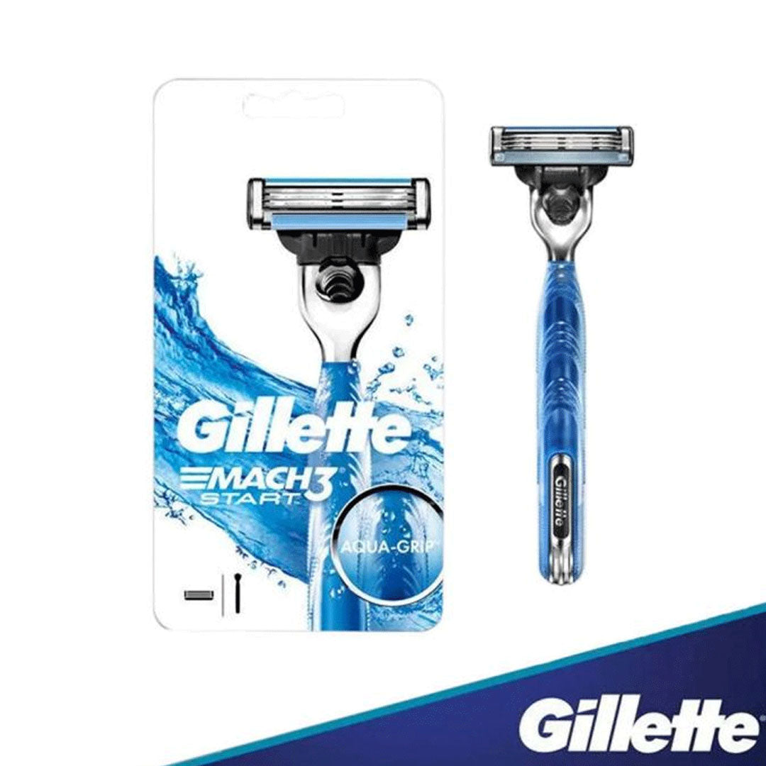 Gillette Mach 3 Start Aqua Grip Razor 1 Up