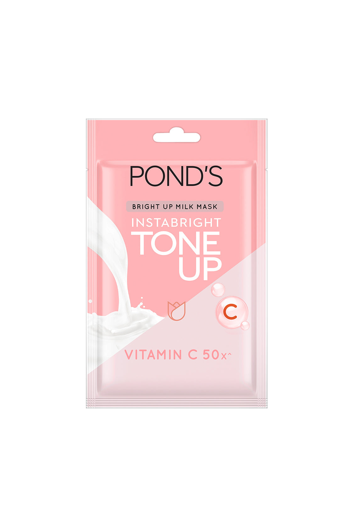 Ponds Bright Up Milk Mask Vitamin C 50x Insta Bright 25g