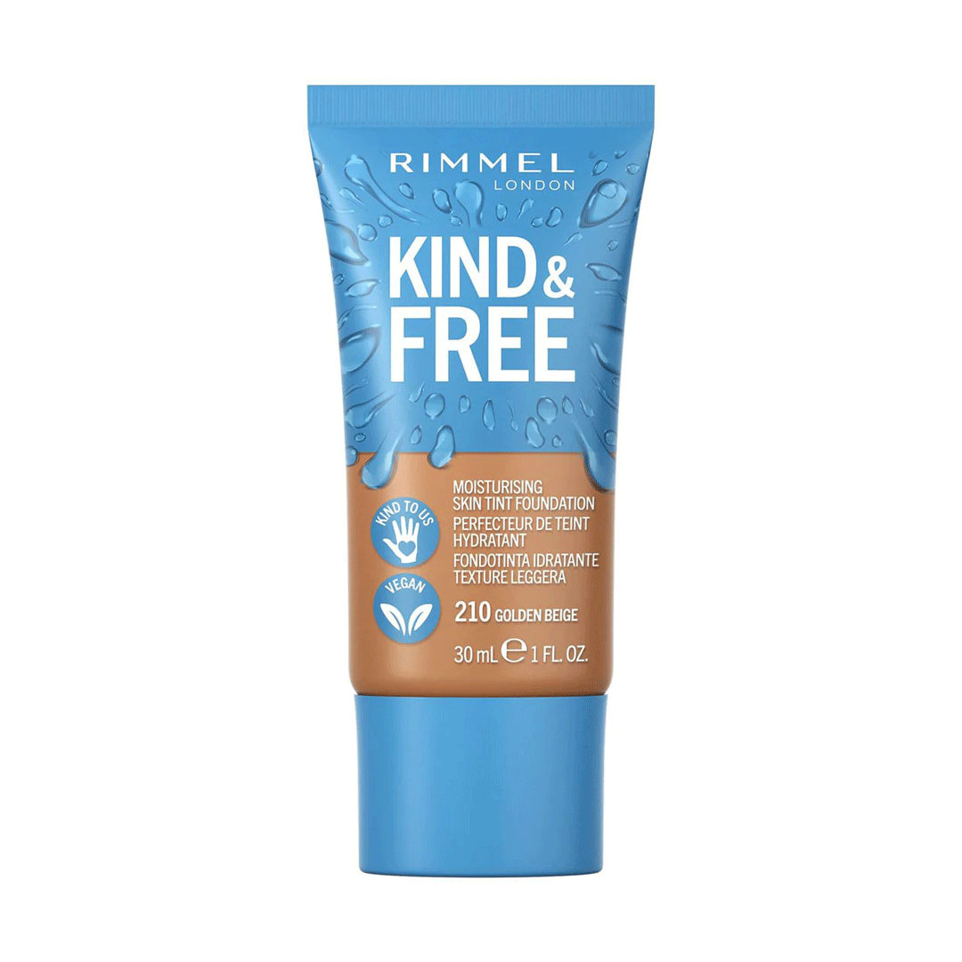 Rimmel Kind & Free Moisturizing Skin Tint Foundation - Golden Beige 210 30ml