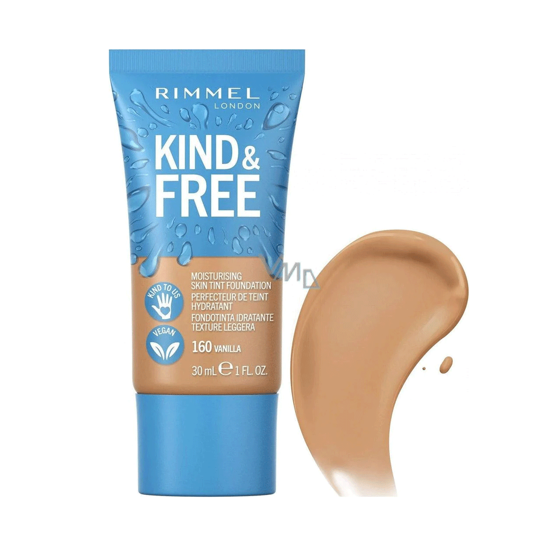 Rimmel Kind & Free  Moisturizing Skin Tint Foundation - Vanilla 160 30ml