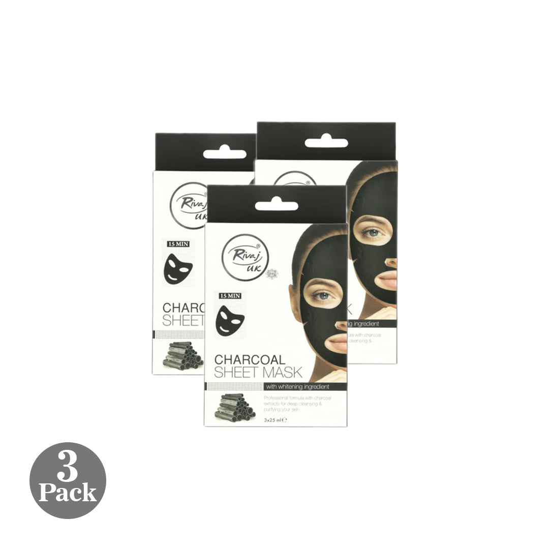 Rivaj Sheet Mask Pack of 3 *3 ( 9 pieces)