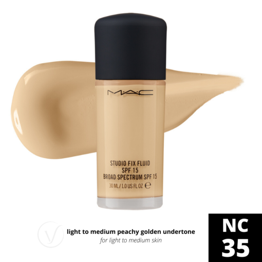 Mac SPF15 Studio Fix Fluid Foundation - NC35