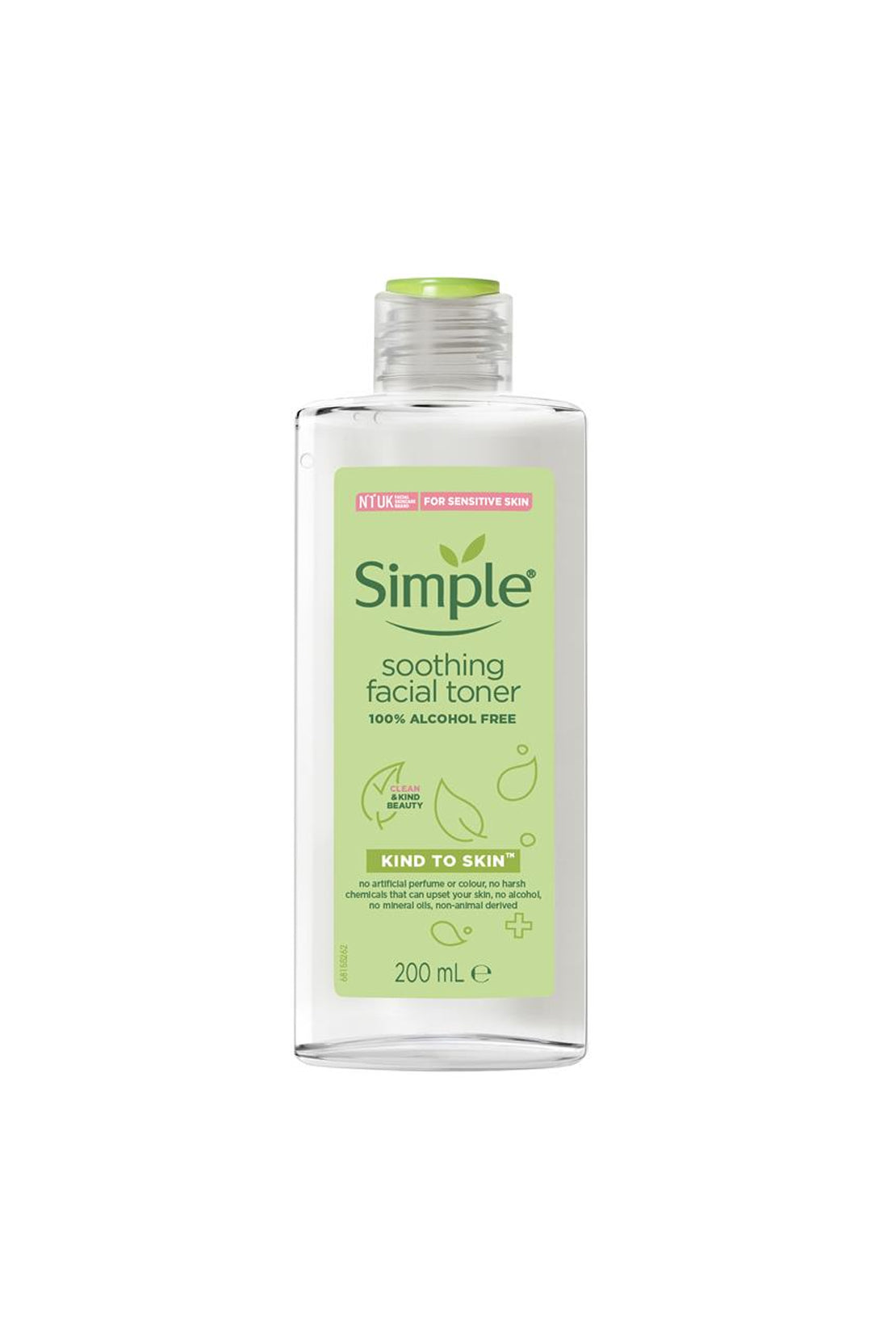 Simple Soothing Kind to Skin Facial Toner 200ml