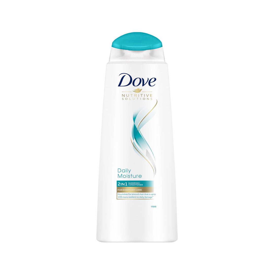 Dove 2 In 1 Daily Moist Shampoo 400ml