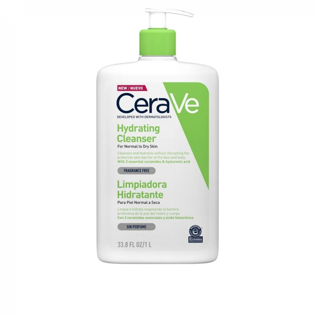 Cerave Normal To Dry Skin Hydrating Cleanser 1Ltr