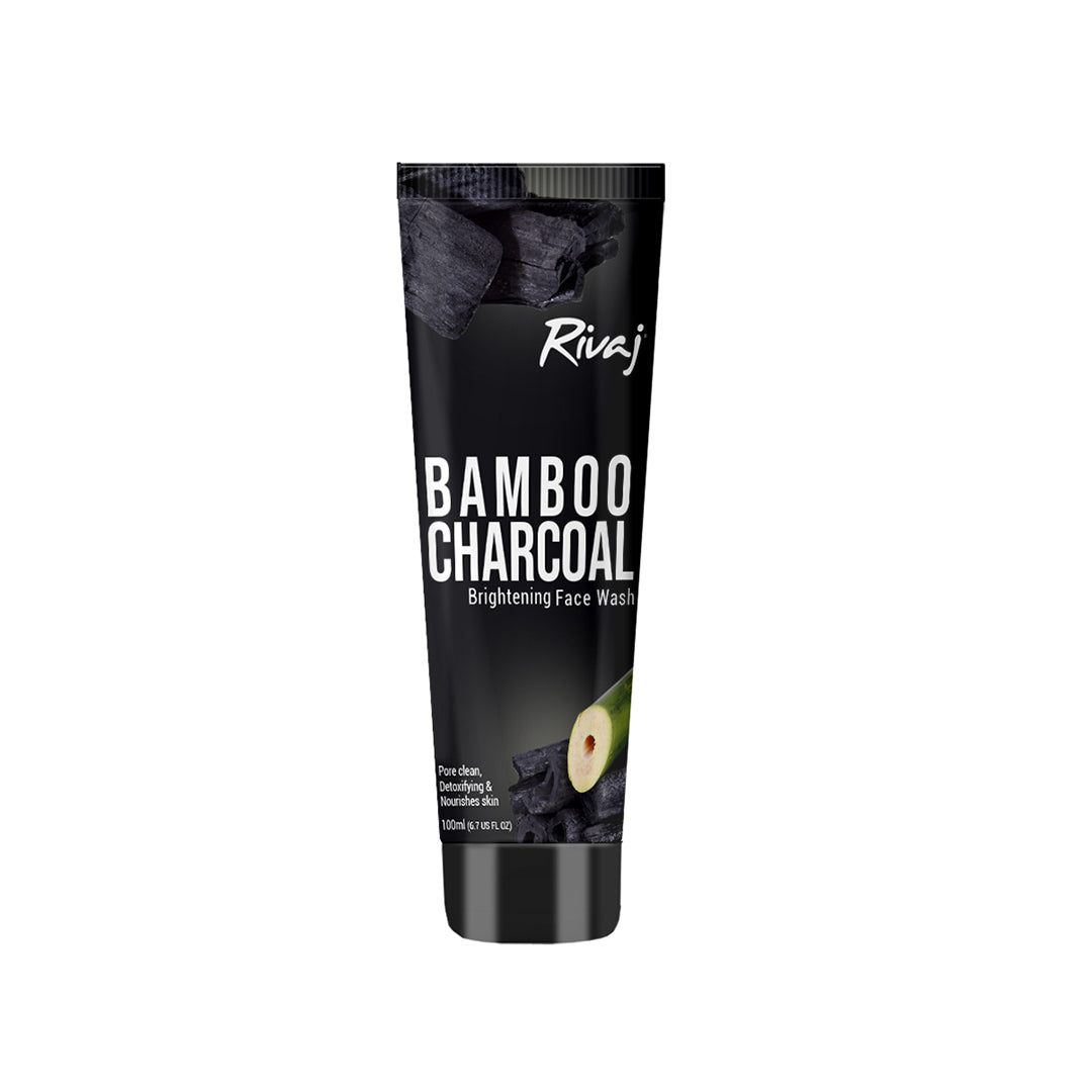 Rivaj UK Whitening Face Wash Bamboo Charcoal (100ml)