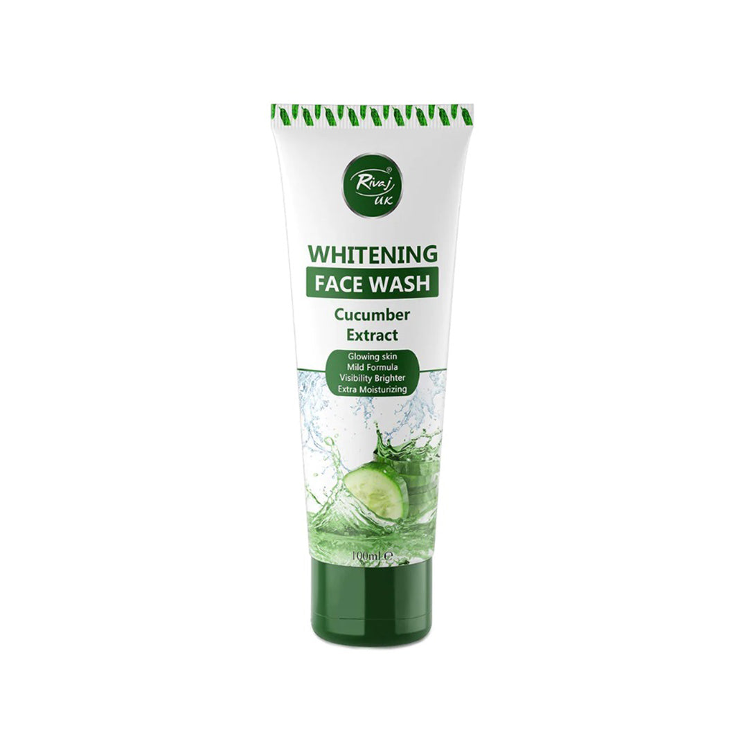 Rivaj UK Whitening Face Wash Cucumber Extract (100ml)