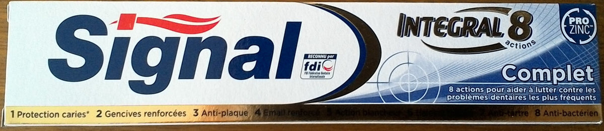 Signal Integral 8 Complete (4158) Dentifrice 75ML