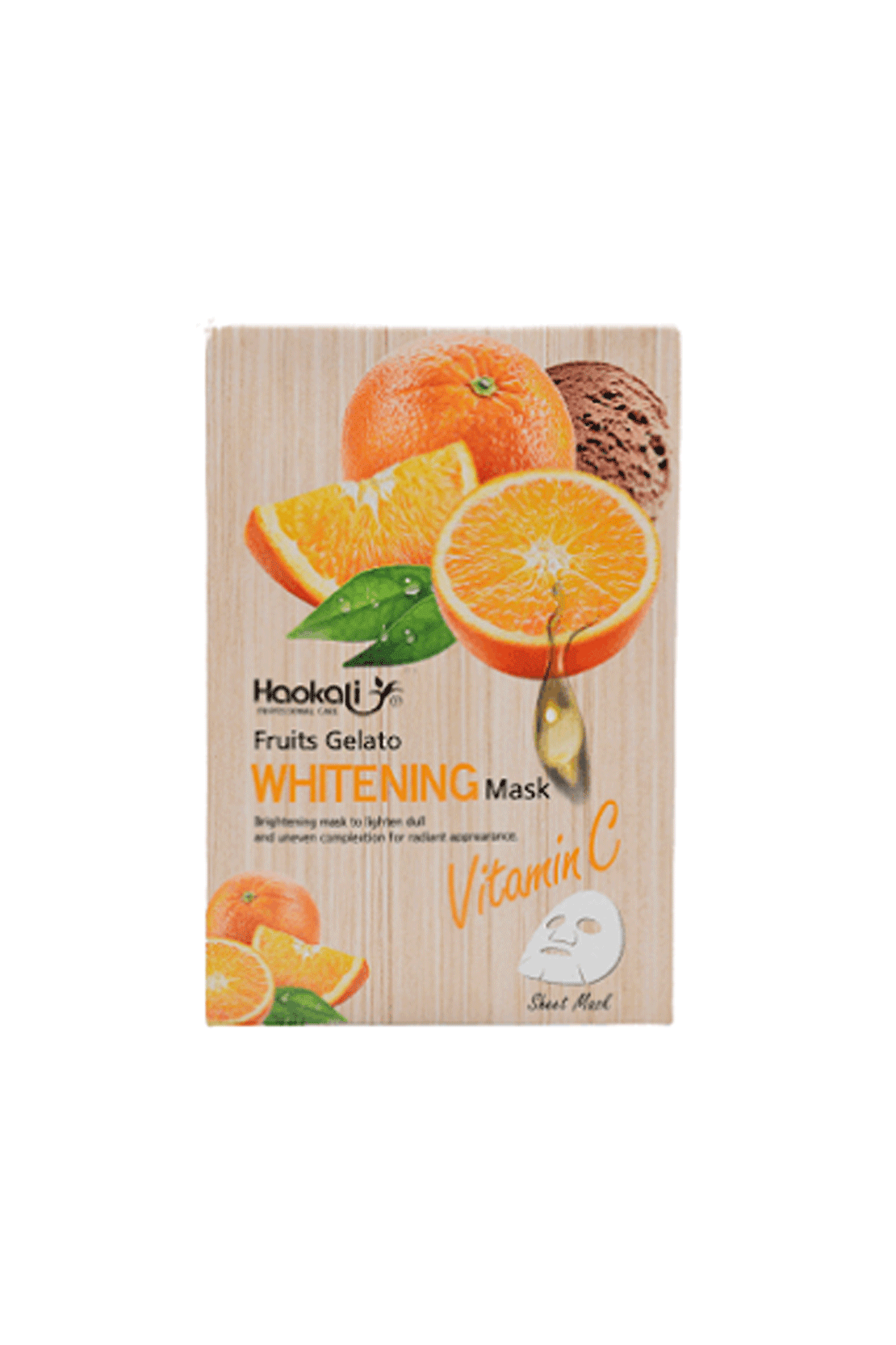 Haokali Brightening Facial Mask  30ml  ( pack of 10)