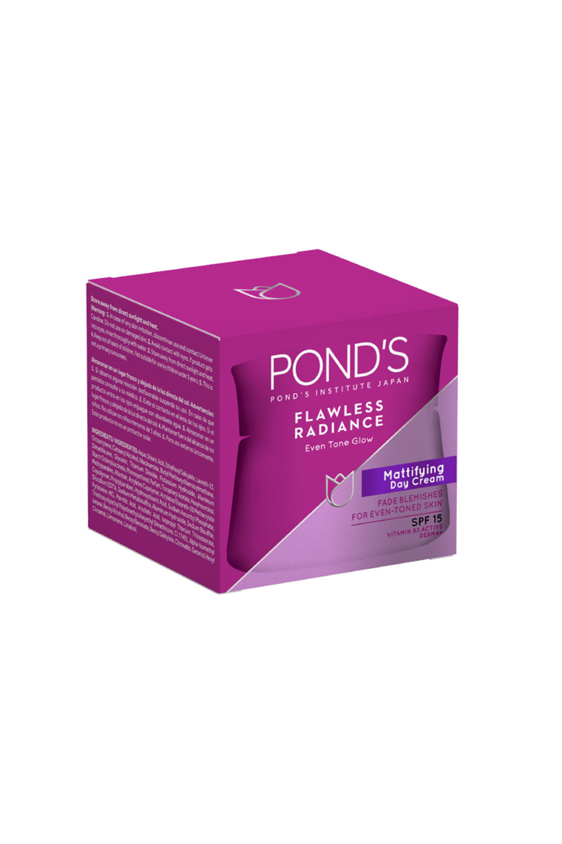 Ponds Flawless Radiance Derma+ SPF 15 PA+++ Mattifying Day Cream (50g)