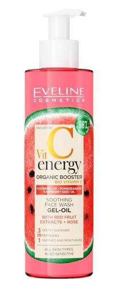 Eveline Vit C Energy 3 in 1 With Red Fruit & Rose Face Wash 200ml